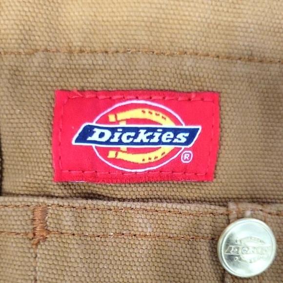 Dickies Brown Jumpsuit with Adjustable Straps and Relaxed Fit - Picture 2 of 6